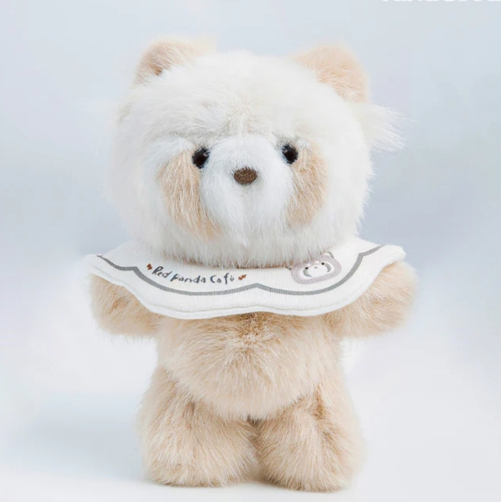 Handmade Pendant Plush - Small Red Panda Cafe - Soy Milk‎ Coconut - NIB